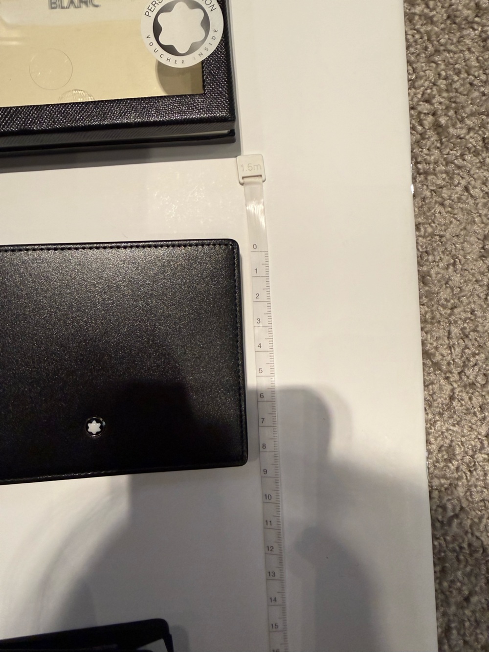BNIB Montblanc Meisterstück Black Leather 6cc Bi-Fold Wallet - Picture 13 of 13